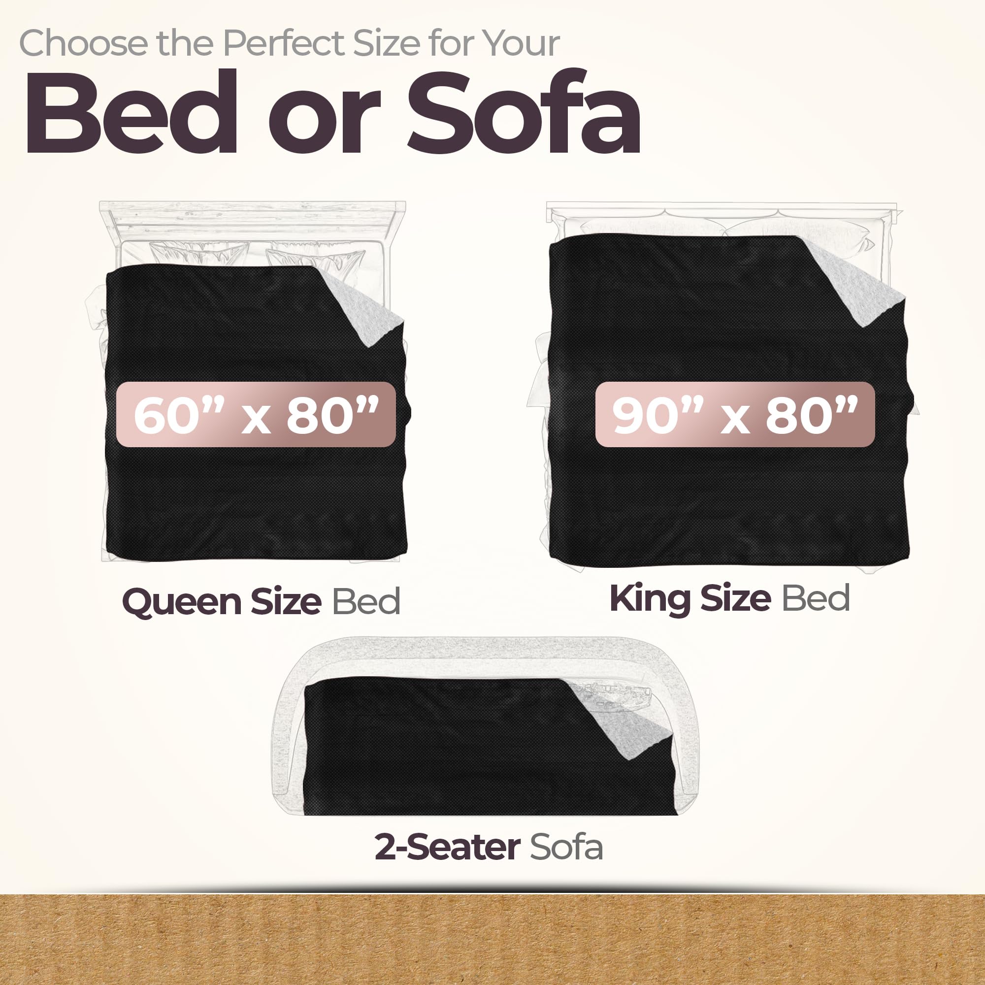 Sacred Weapon styled bedroom scene showcasing charcoal throw matching decor