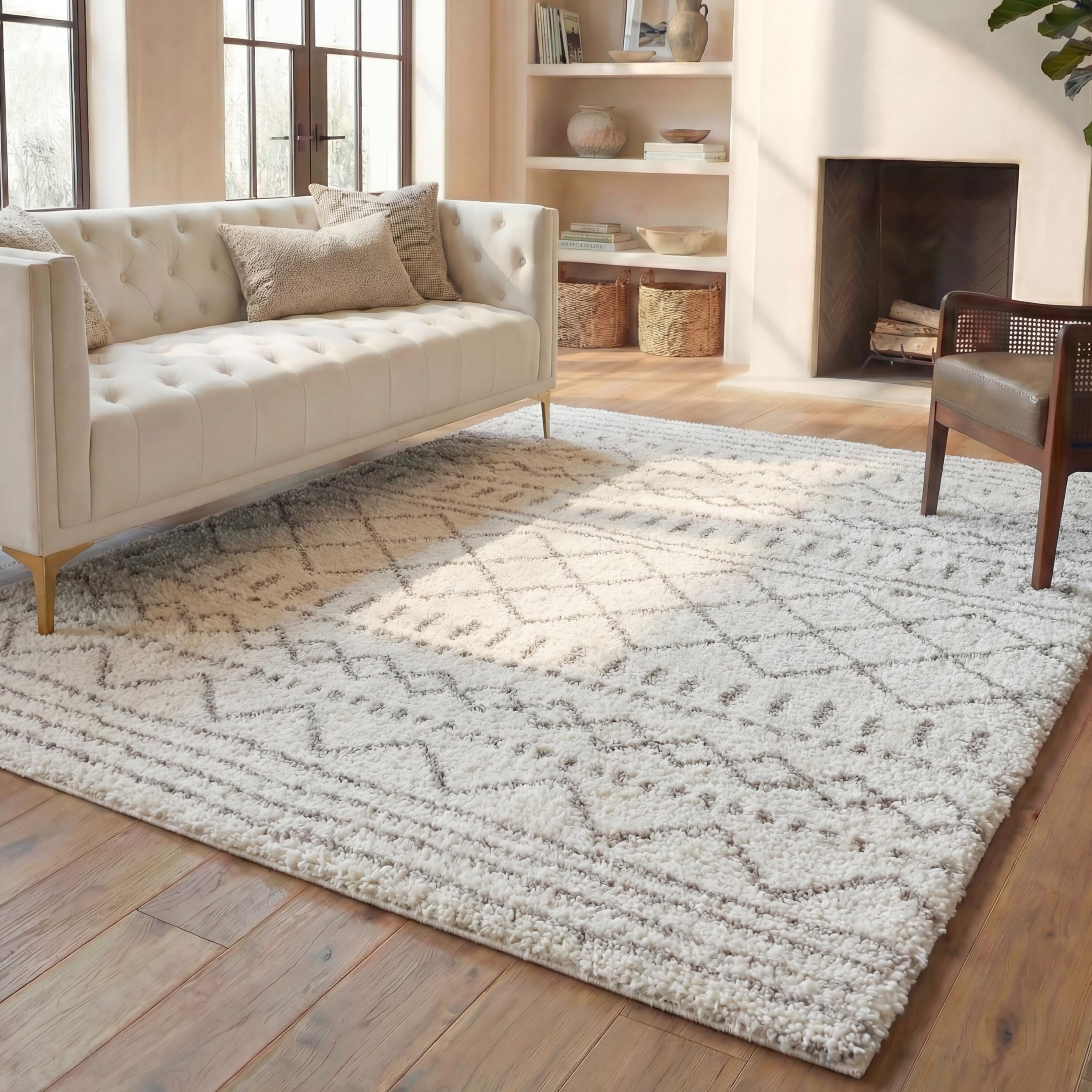 SAFAVIEH placed under dining table showing stain-resistant easy maintenance
