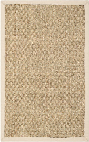 SAFAVIEH beige cotton border detail showing tidy edge and polished finish benefit