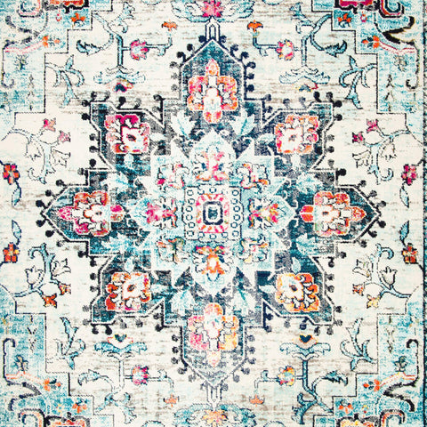 SAFAVIEH cream and blue contrast photo shows color balance for versatile interior palettes