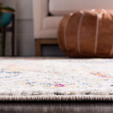 SAFAVIEH runner placed in a foyer, demonstrates scale and welcoming aesthetic