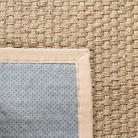 SAFAVIEH rug with rug pad illustrating added stability and floor protection benefit