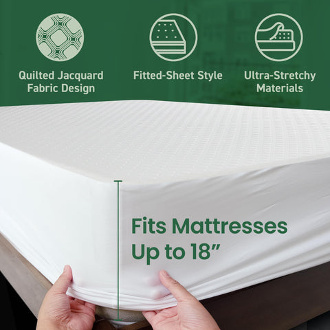 SafeRest Sleepure bamboo viscose close-up showing smooth breathable surface benefit