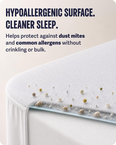 SafeRest care label showing washing instructions for easy maintenance
