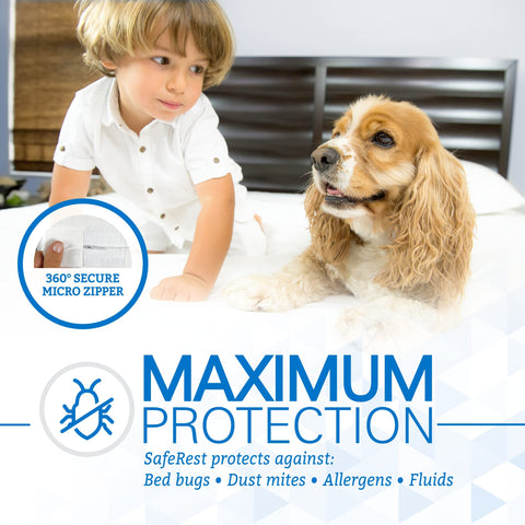 SafeRest micro-zipper and 360 Velcro flap detail for secure, leakproof closure