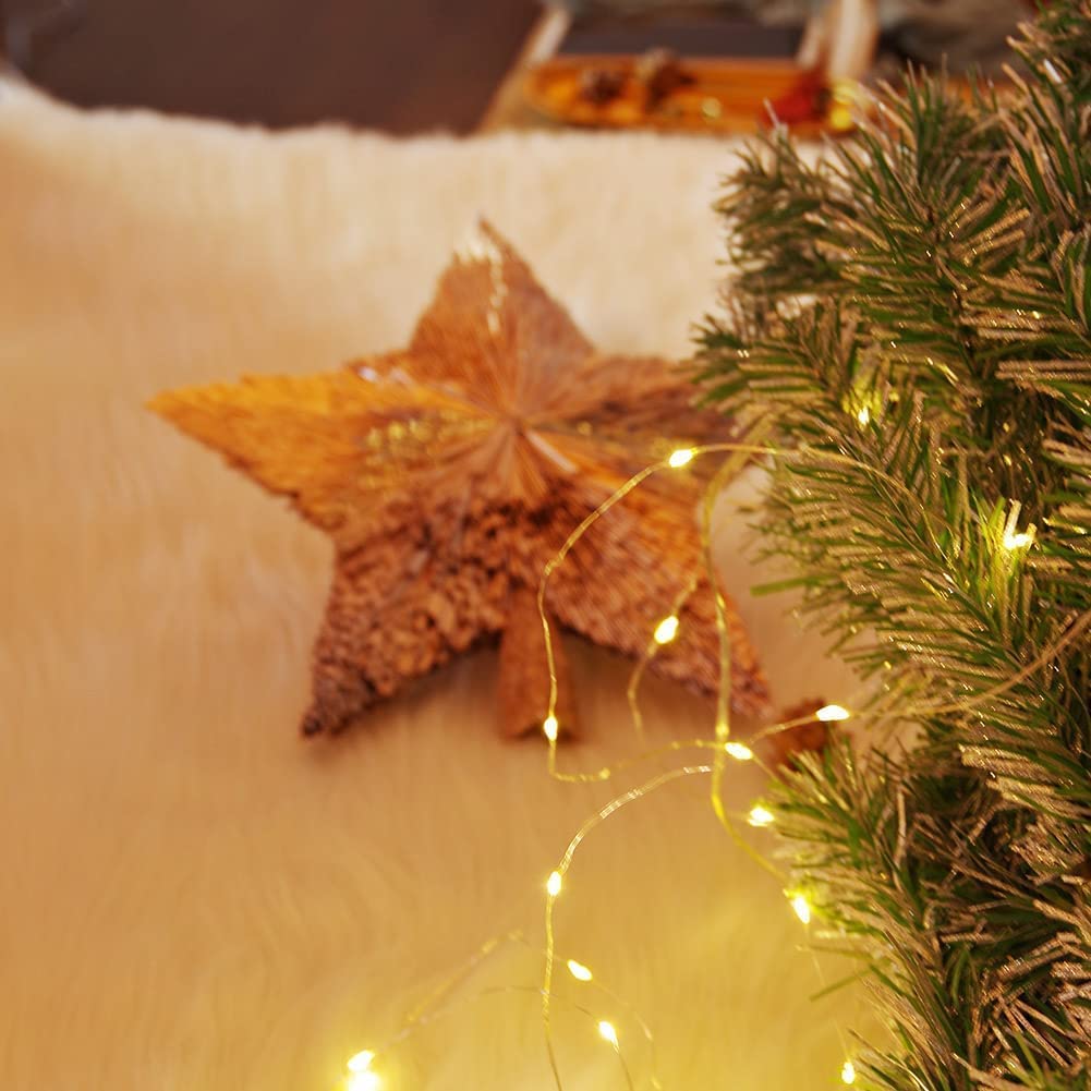 Safesio rose star in a living room scene adding luxurious holiday style