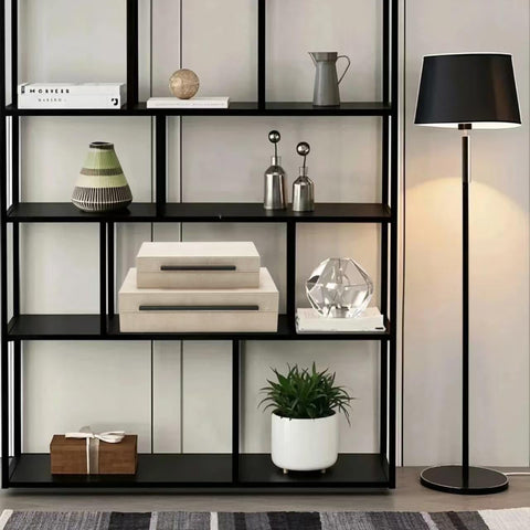 Sagala boxes styled on dresser adding tidy storage and elegant decor