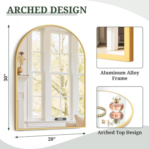 SageNest mirror styled in bathroom showing how it brightens and enlarges space
