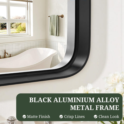 SageNest mounted vertically in an entryway providing practical last-check reflection