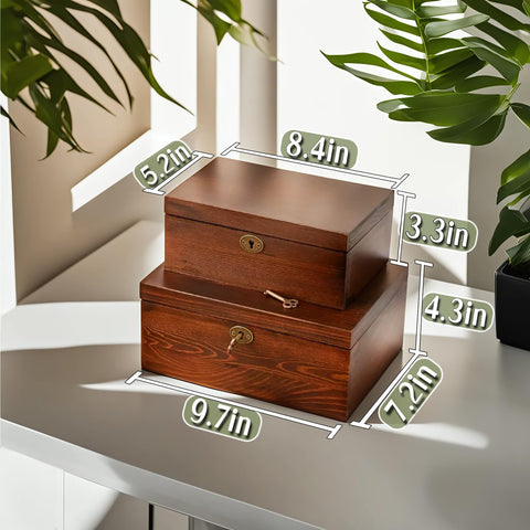 Saijax open small box interior showing space for rings and letters