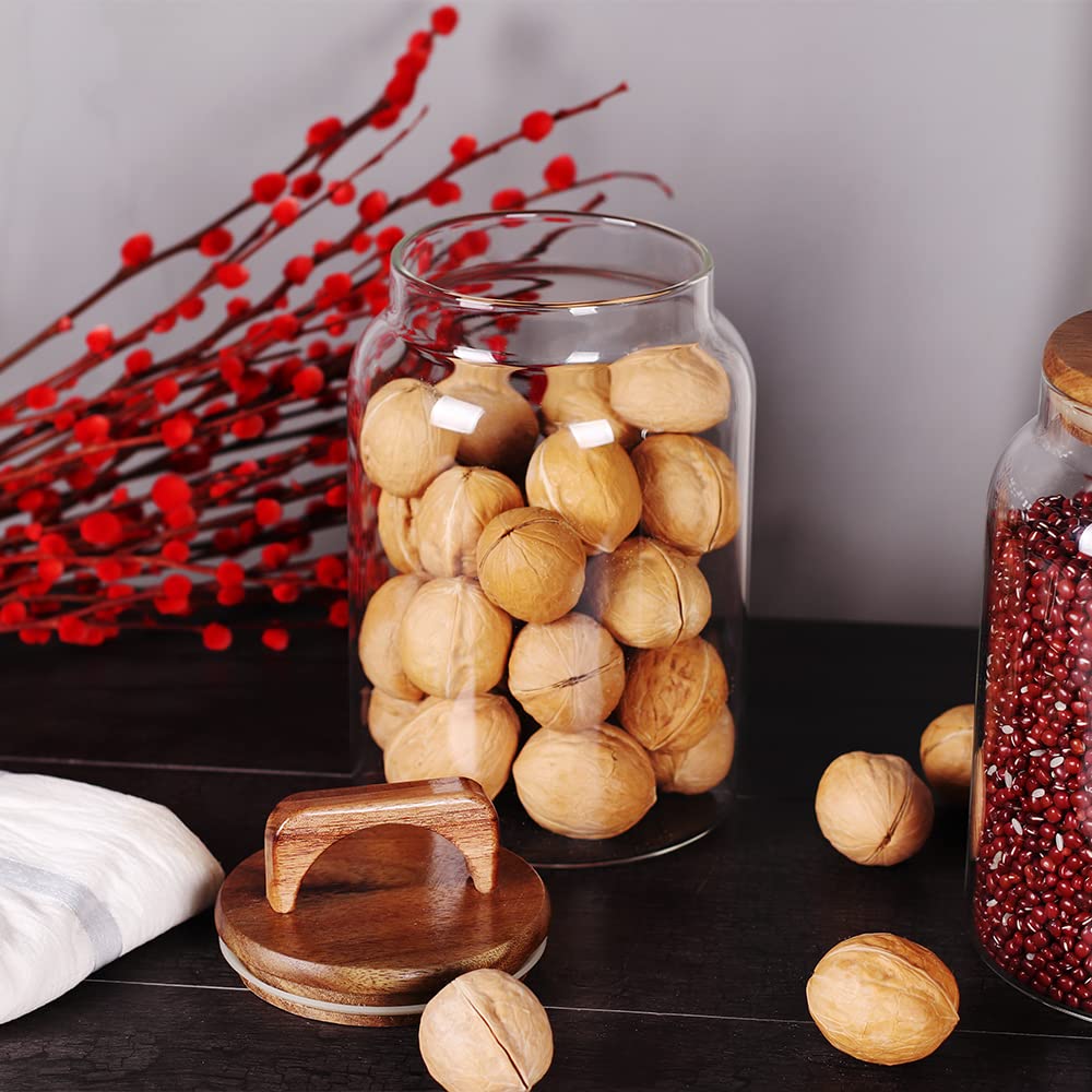 SAIOOL canisters on a kitchen counter showcasing organized pantry style
