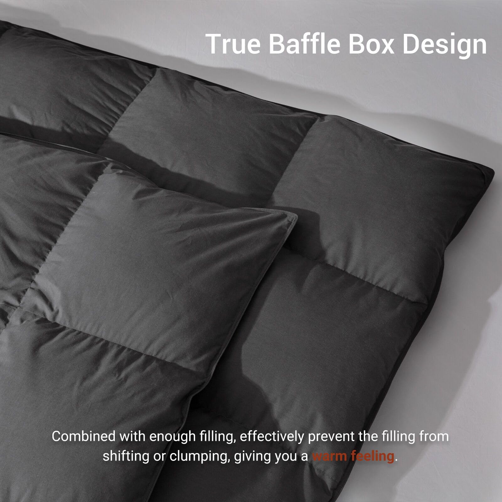 Saisier corner tabs shown attaching a duvet cover for secure, no-shift placement