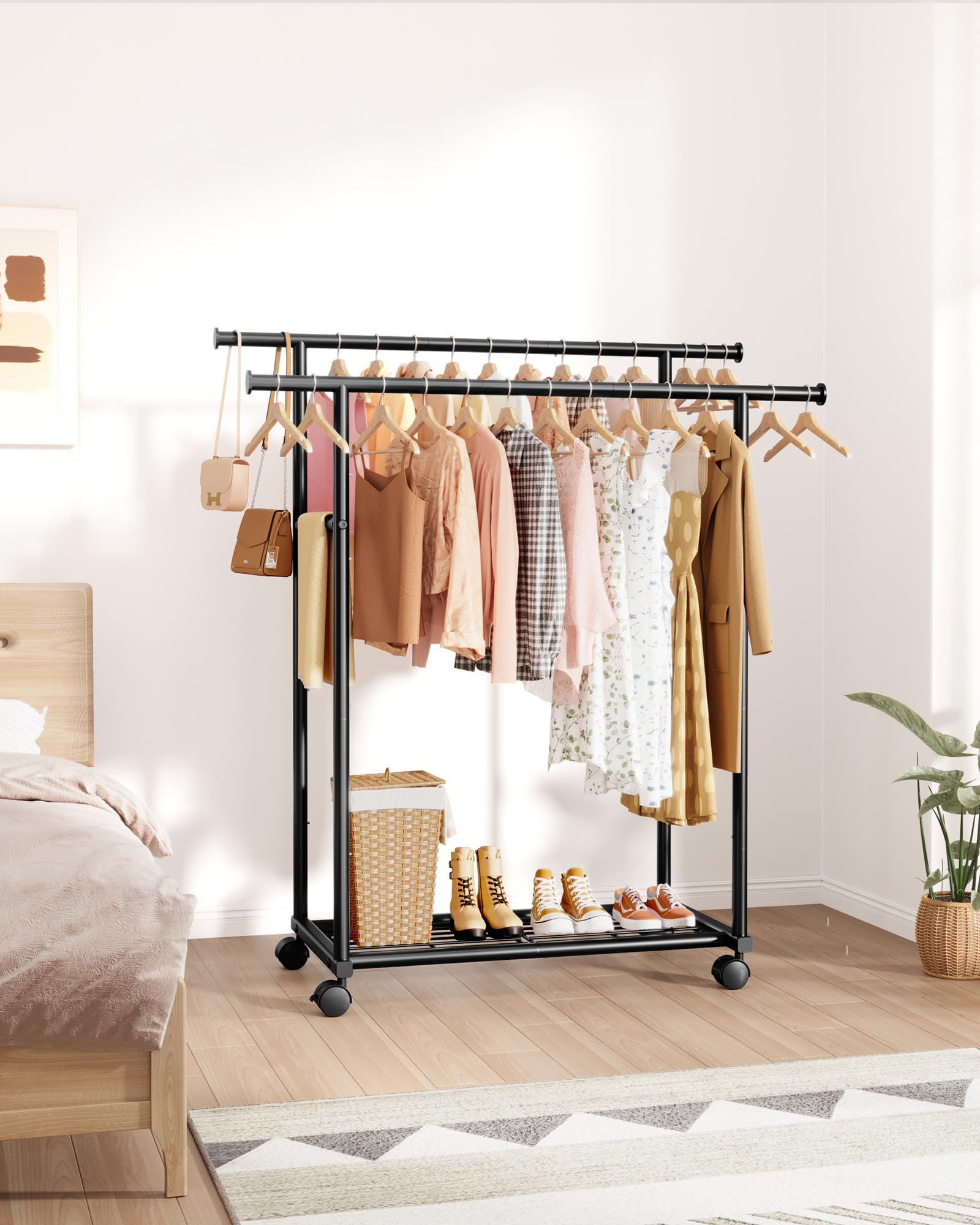 Sakugi in laundry room showing easy transport and ventilated storage