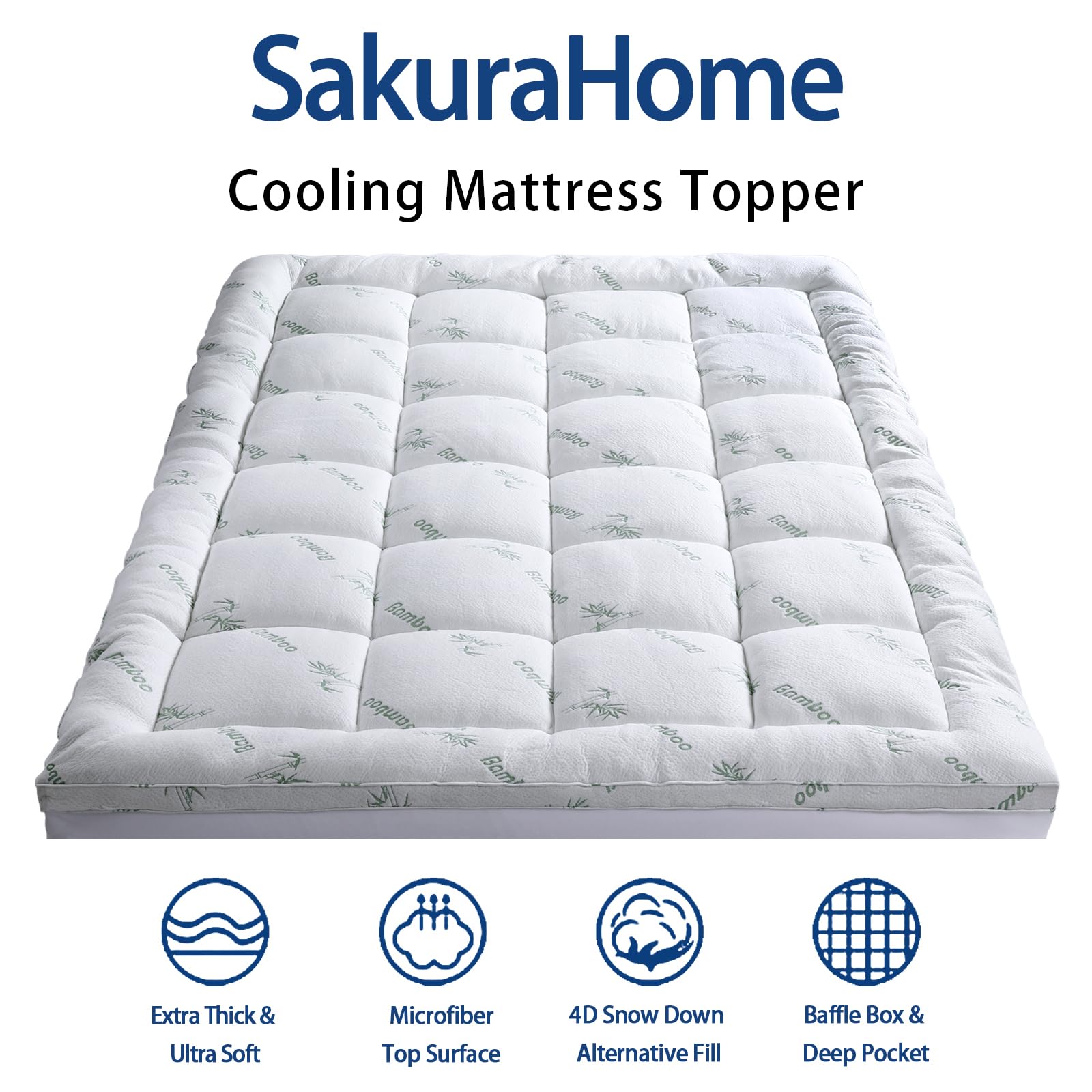 SakuraHome close-up of bamboo viscose fabric highlighting silky feel and breathability