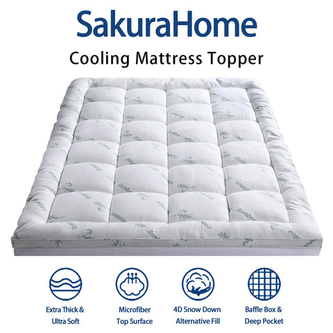 SakuraHome close-up of bamboo viscose fabric highlighting silky feel and breathability