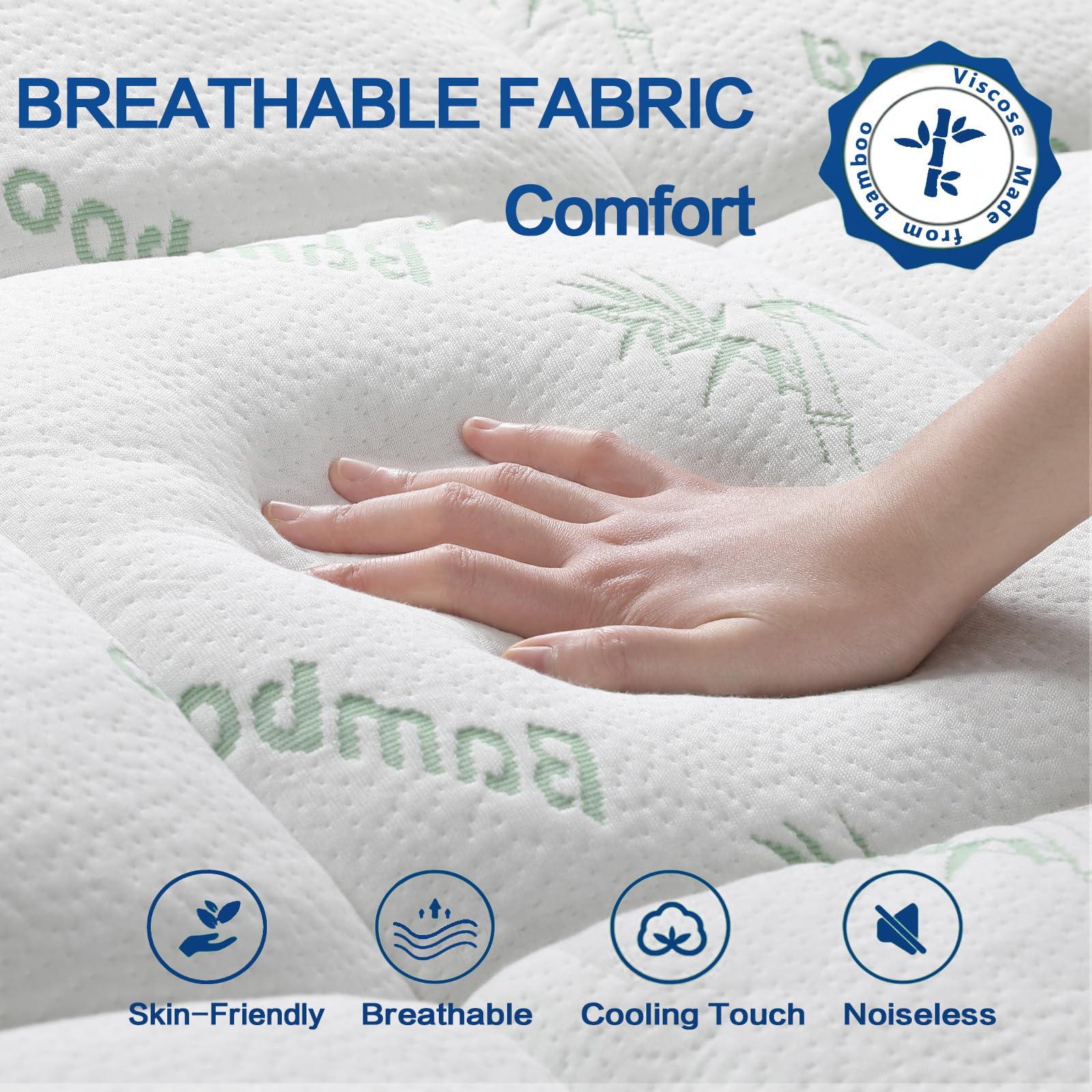 SakuraHome elastic skirt and edge detail showing secure deep-pocket fit and stability