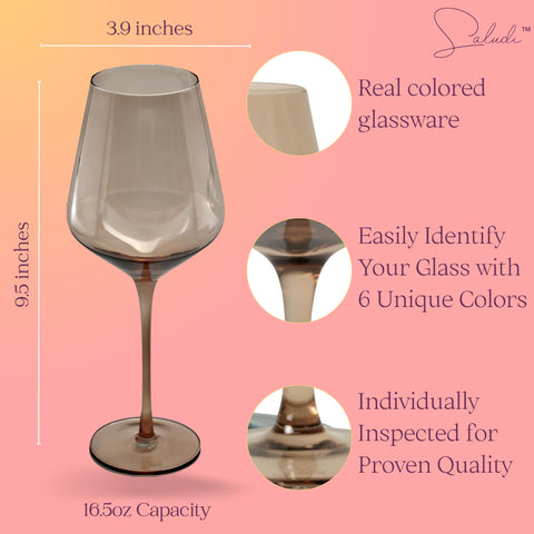 Saludi stem and base profile demonstrating balanced stability on table