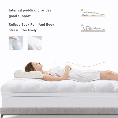 SameBed topper in washing machine demonstrating easy care and freshness
