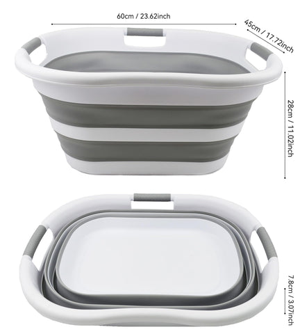 SAMMART collapsed flat showing slim 3-inch profile for compact storage