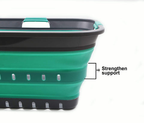 SAMMART filled with laundry demonstrating full 42L capacity