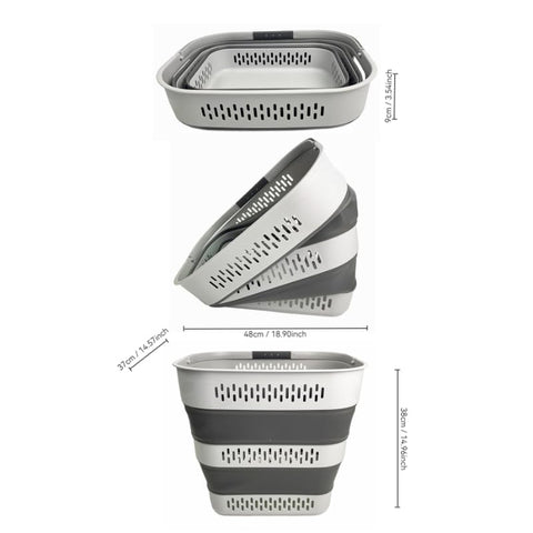 SAMMART folded flat to 4.3 inches demonstrating compact storage benefit