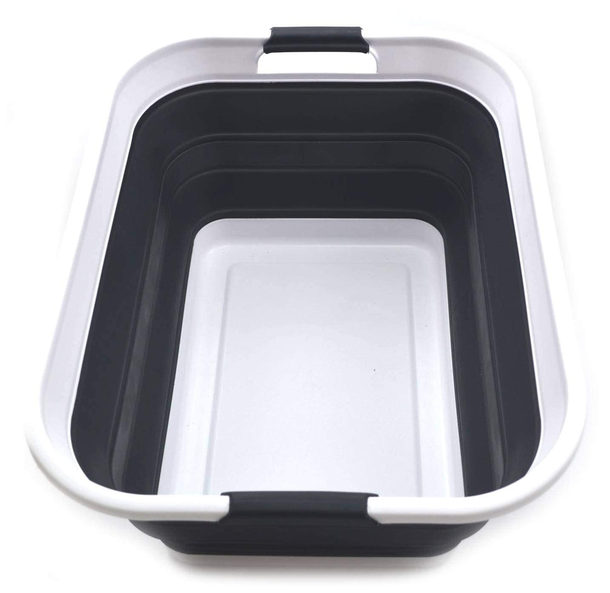 SAMMART front view of rectangular basket showing capacity and upright walls benefit