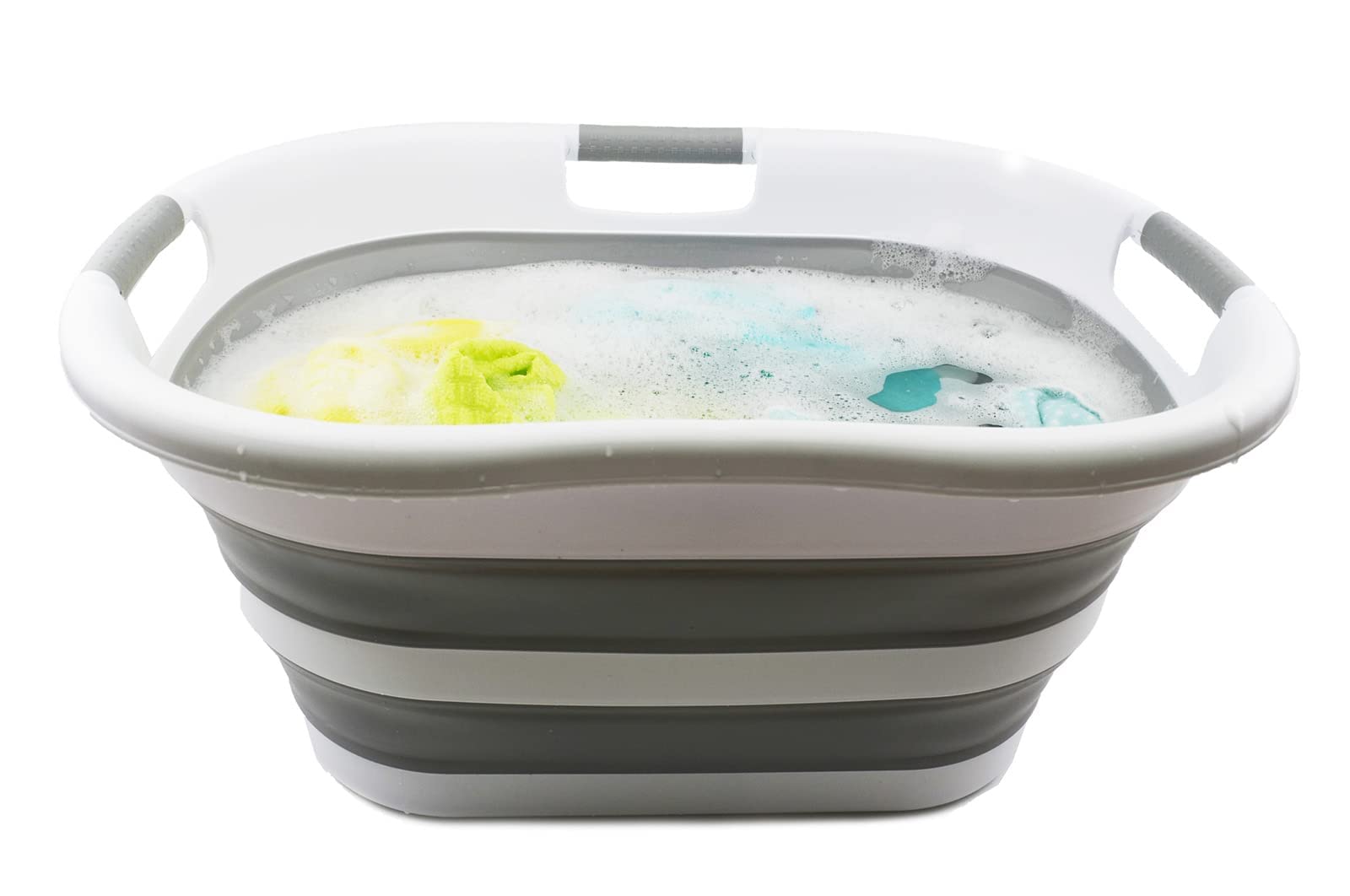SAMMART filled with ice and drinks illustrating portable cooler functionality