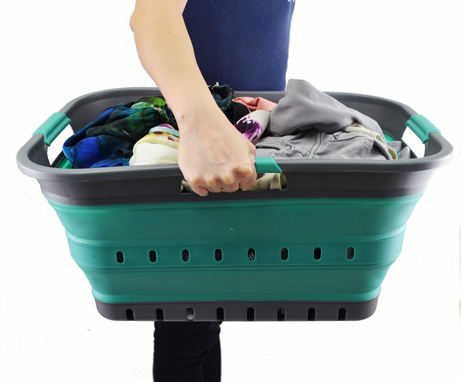 SAMMART placed in car trunk for portable storage and convenience
