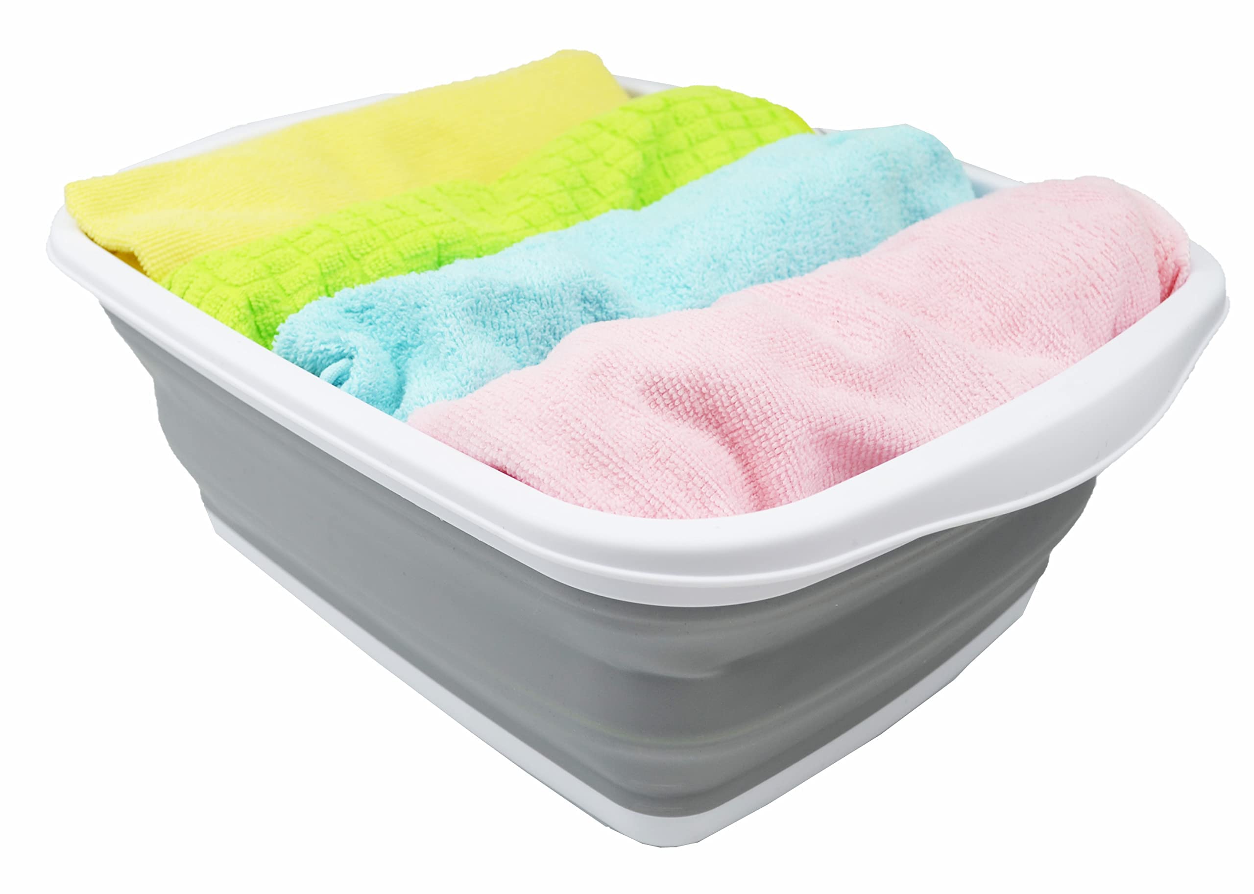 SAMMART tub beside common items showing compact size advantage