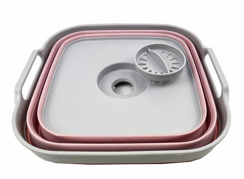 SAMMART top view with dishes inside demonstrating easy washing