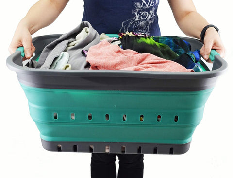 SAMMART holding toys in living room for tidy organization