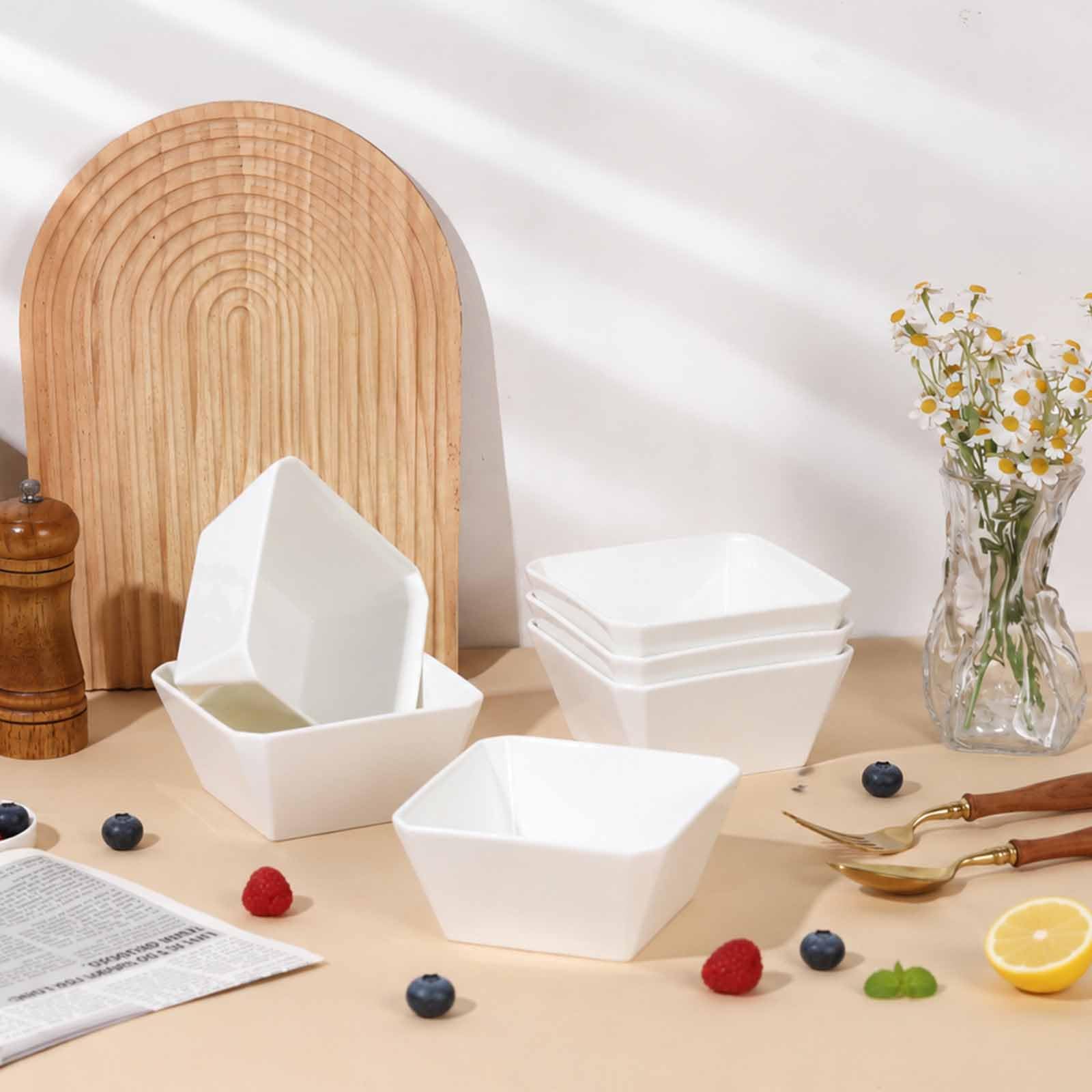 Samsle bowls on a dining table lifestyle shot showing elegant presentation for guests