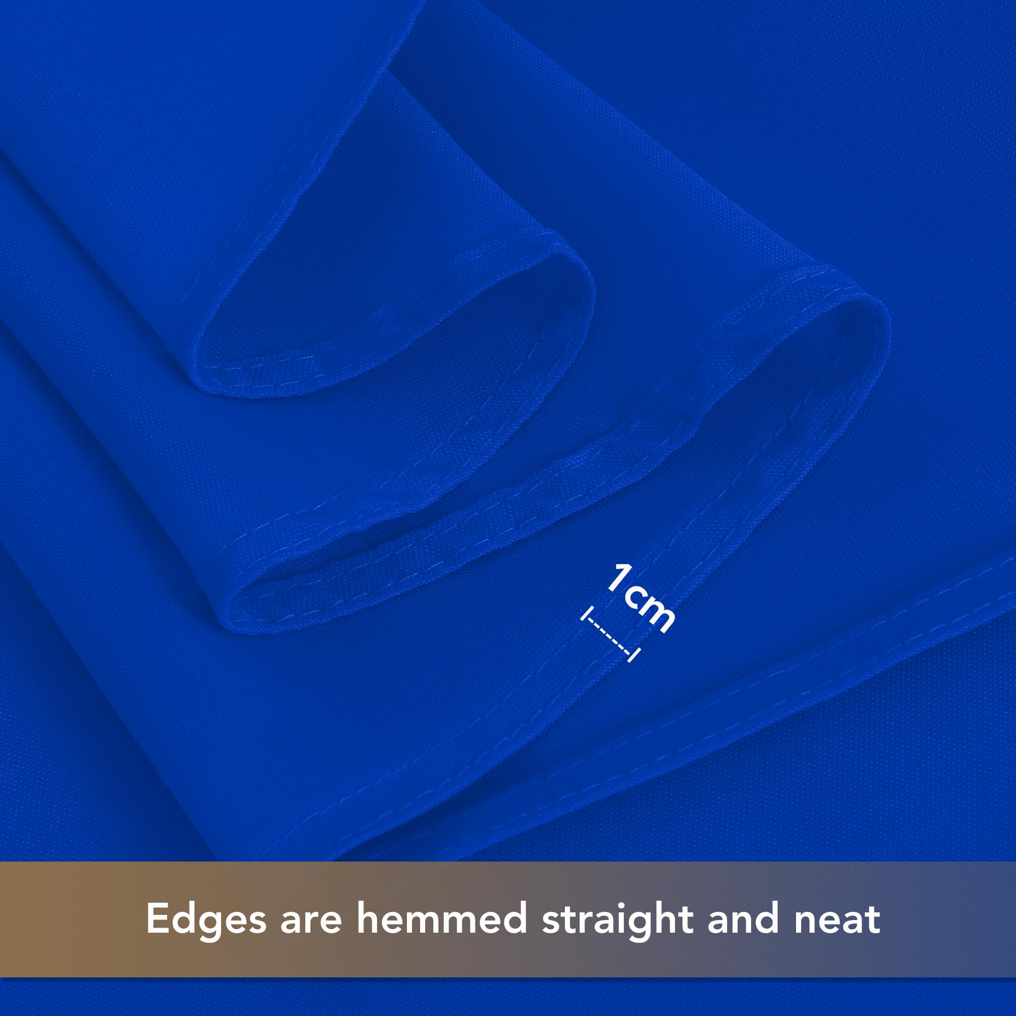 sancua hem detail showing stitch quality and neat edge finish