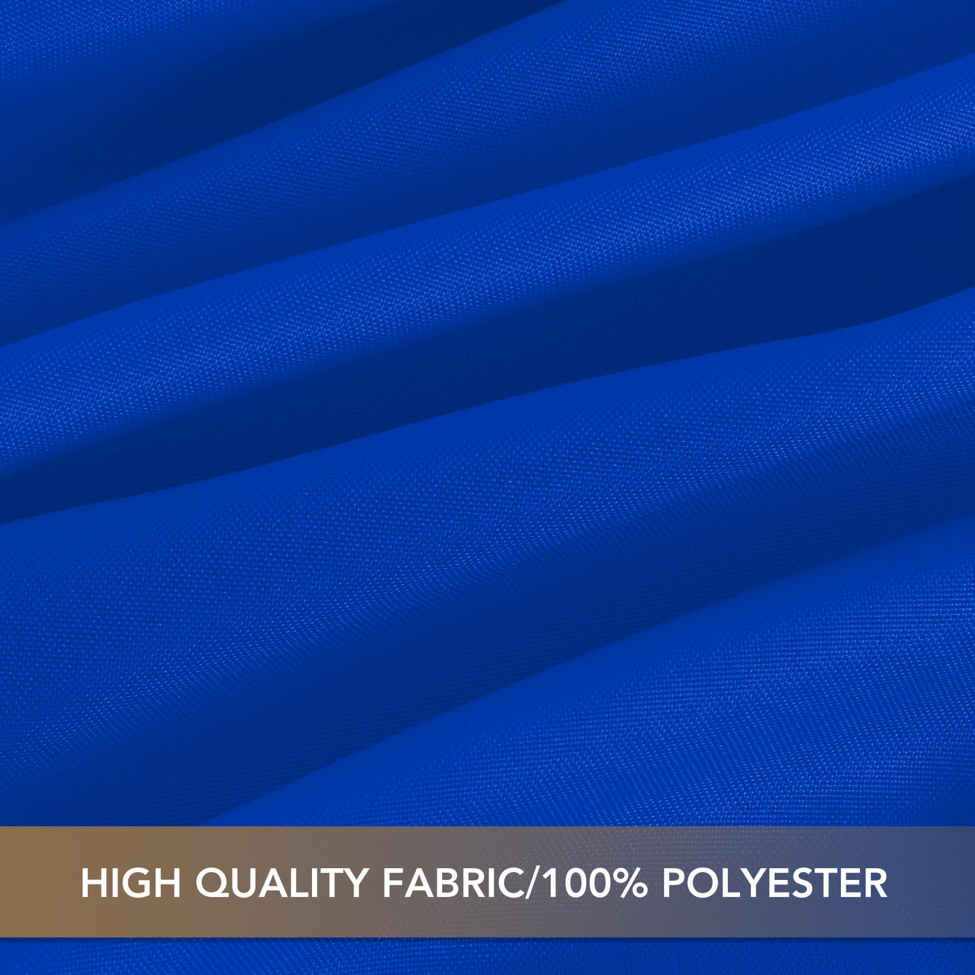 sancua royal blue folded storage stack demonstrating easy reuse