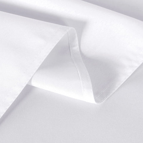 sancua table closeup edge drop illustrating 30 inch skirted look