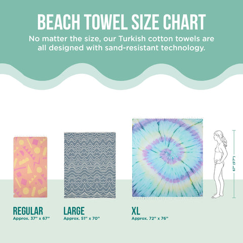 Sand Cloud label and GOTS certification tag detail showing eco-conscious material benefit