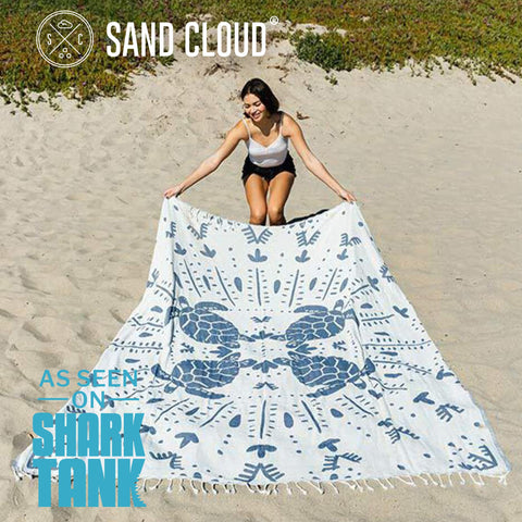 Sand Cloud close-up of cotton weave highlighting quick-dry texture benefit