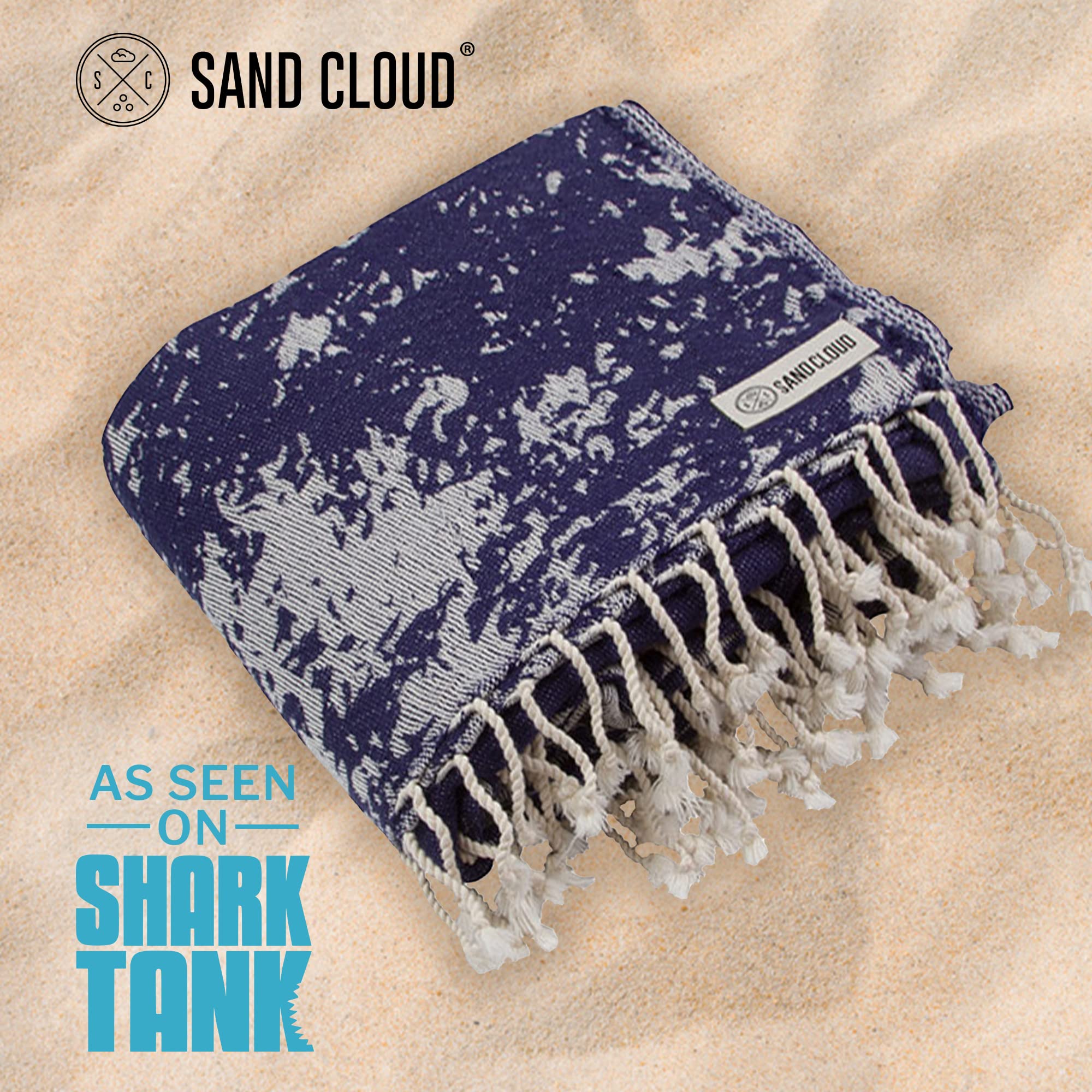 Sand Cloud close-up of organic Turkish cotton texture for soft feel benefit