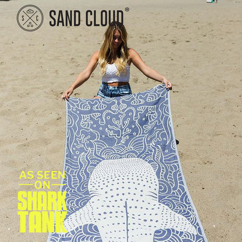 Sand Cloud close-up of organic cotton weave highlighting softness and absorbency