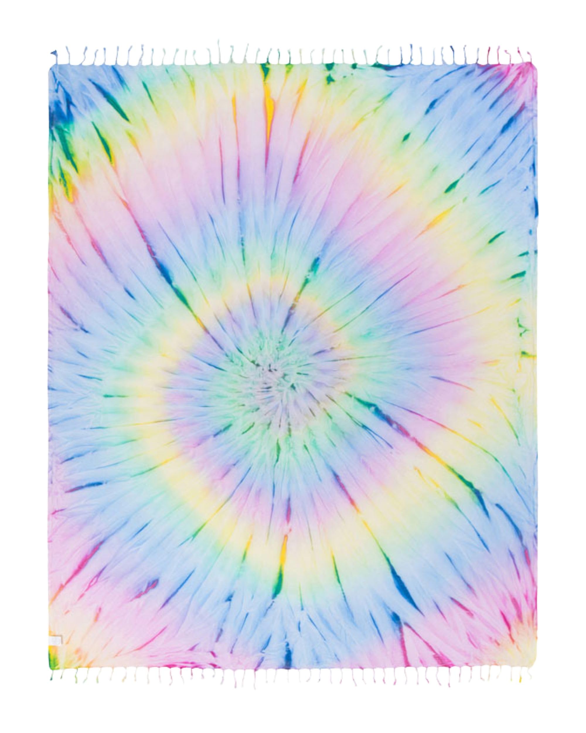 Sand Cloud front-folded towel showing Wanderlust colors and soft texture for comfort