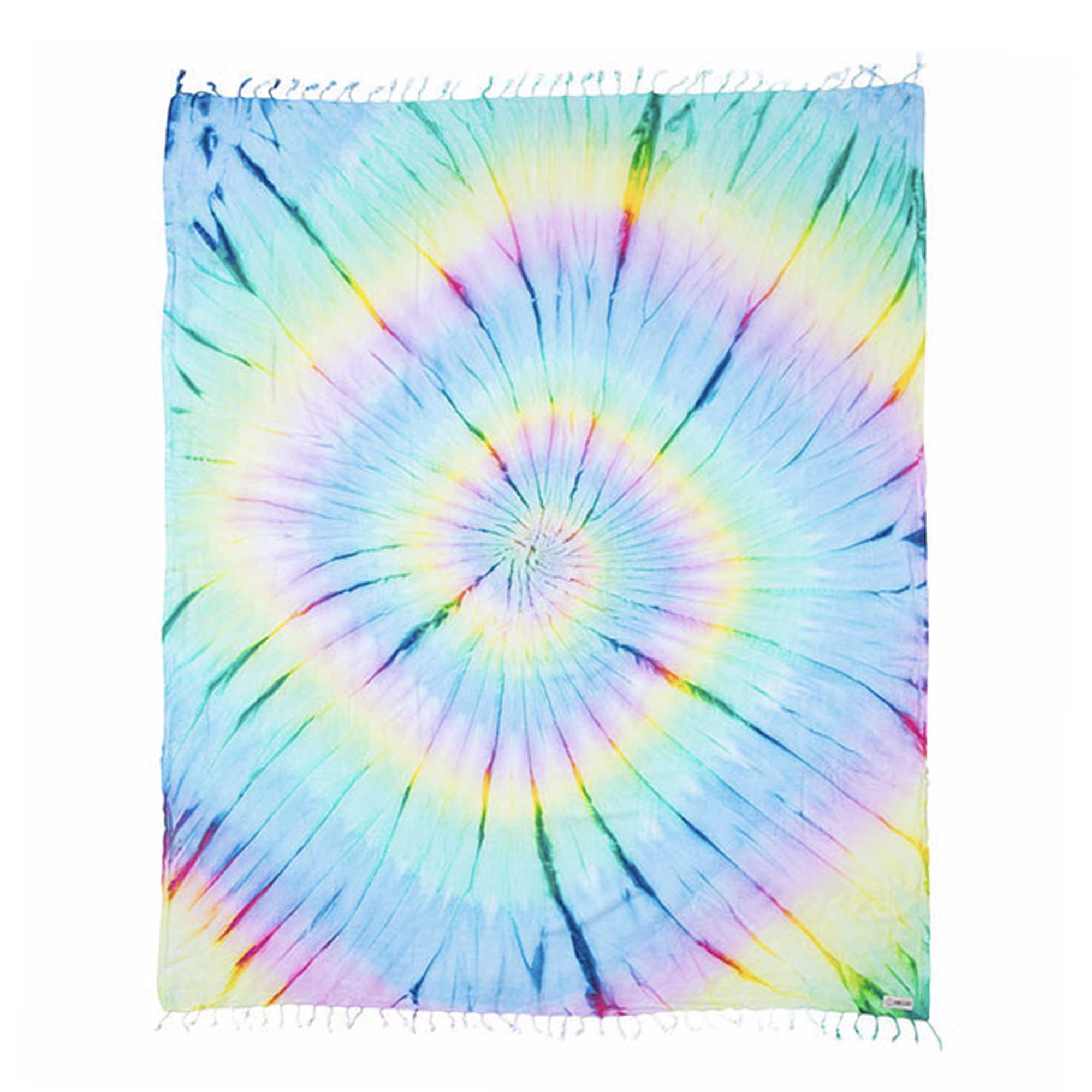 Sand Cloud rolled towel fitting inside a bag to show lightweight, travel-friendly benefit
