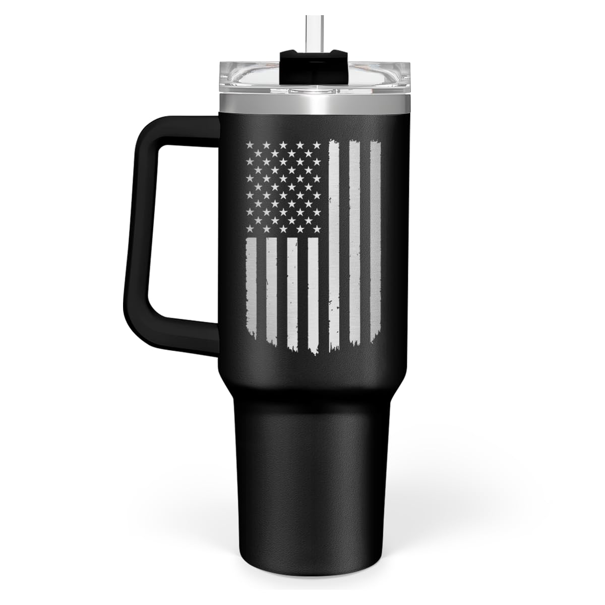SANDJEST front view showing American flag design and durable finish benefit durability