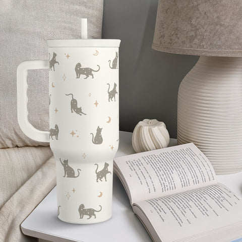 SANDJEST cat-themed print close-up highlighting stylish gift appeal benefit