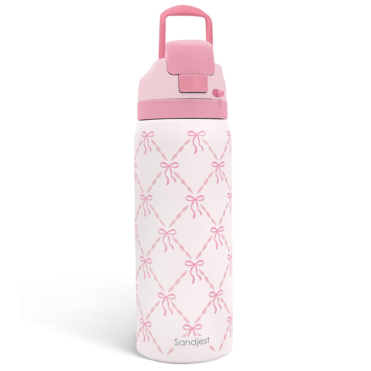 SANDJEST Coquette Bow front view showing stylish bow and color, enhances daily hydration