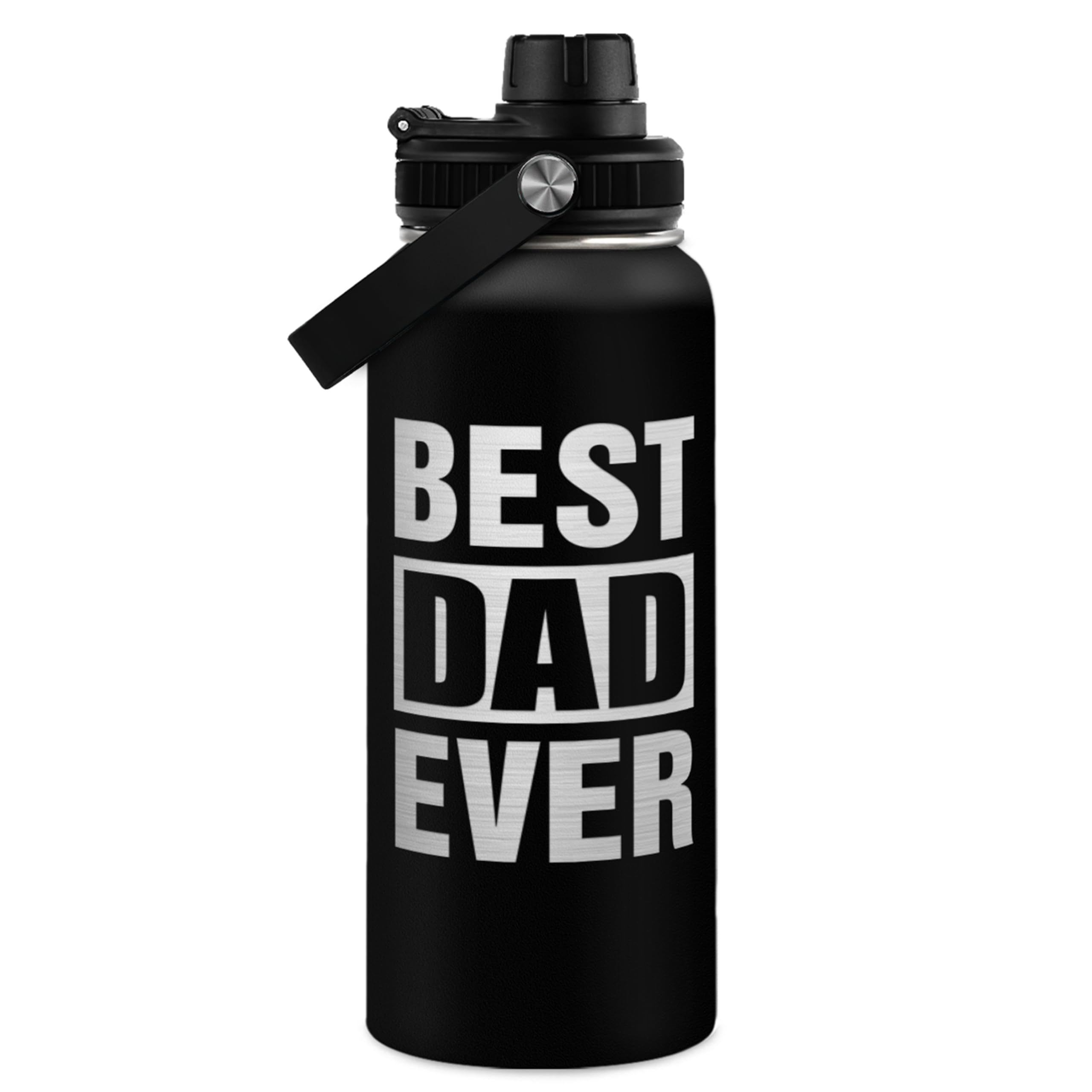 SANDJEST front view showing Best Dad Ever design and durable finish