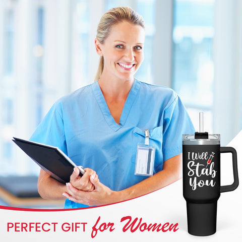SANDJEST tumbler wrapped as a gift highlighting presentable gifting option