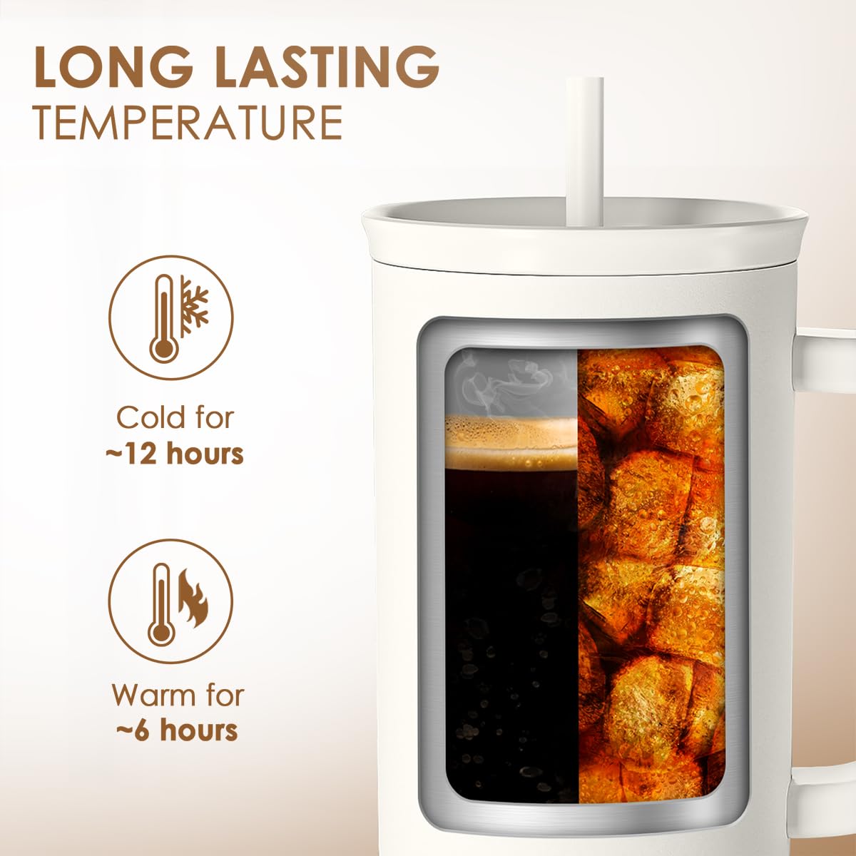 SANDJEST straw and mouthpiece view for easy sipping convenience