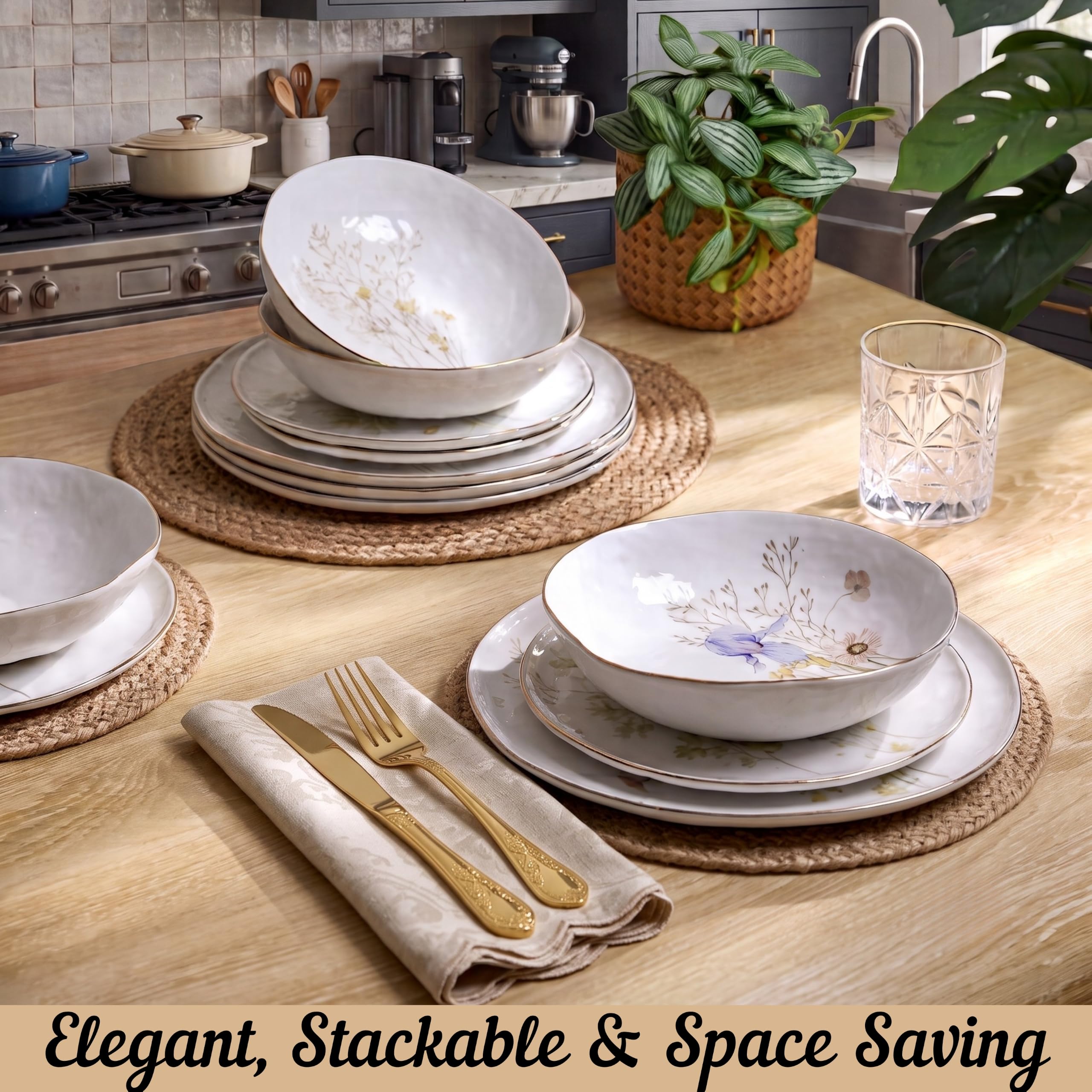 Sango Gansevoort styled table setting conveying everyday elegance