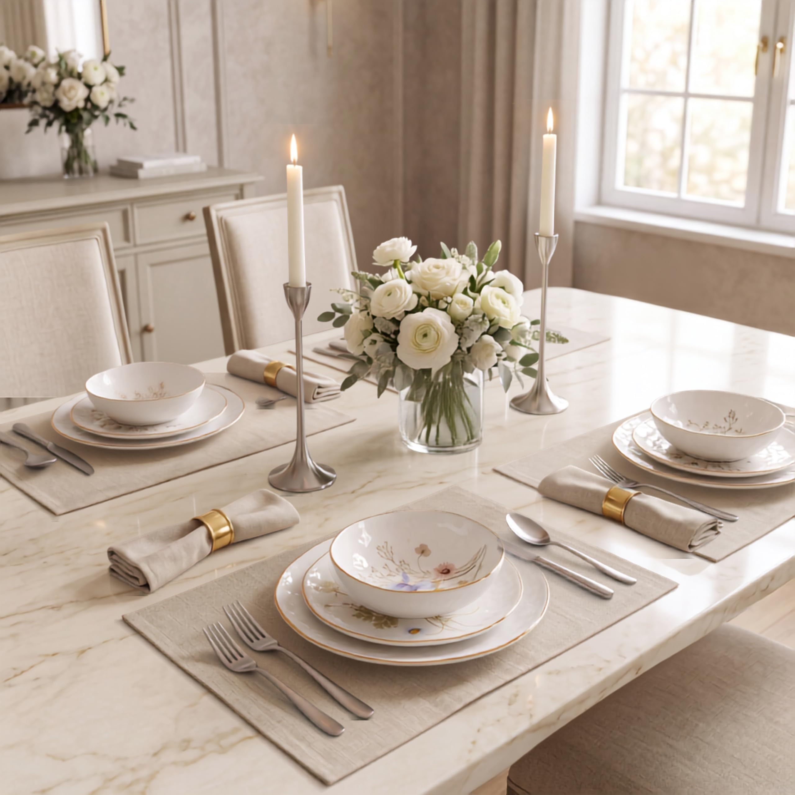 Sango Gansevoort porcelain texture and rim angle showing artisanal finish