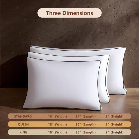 Sanivosily pillow opened to show three-chamber fill for balanced support